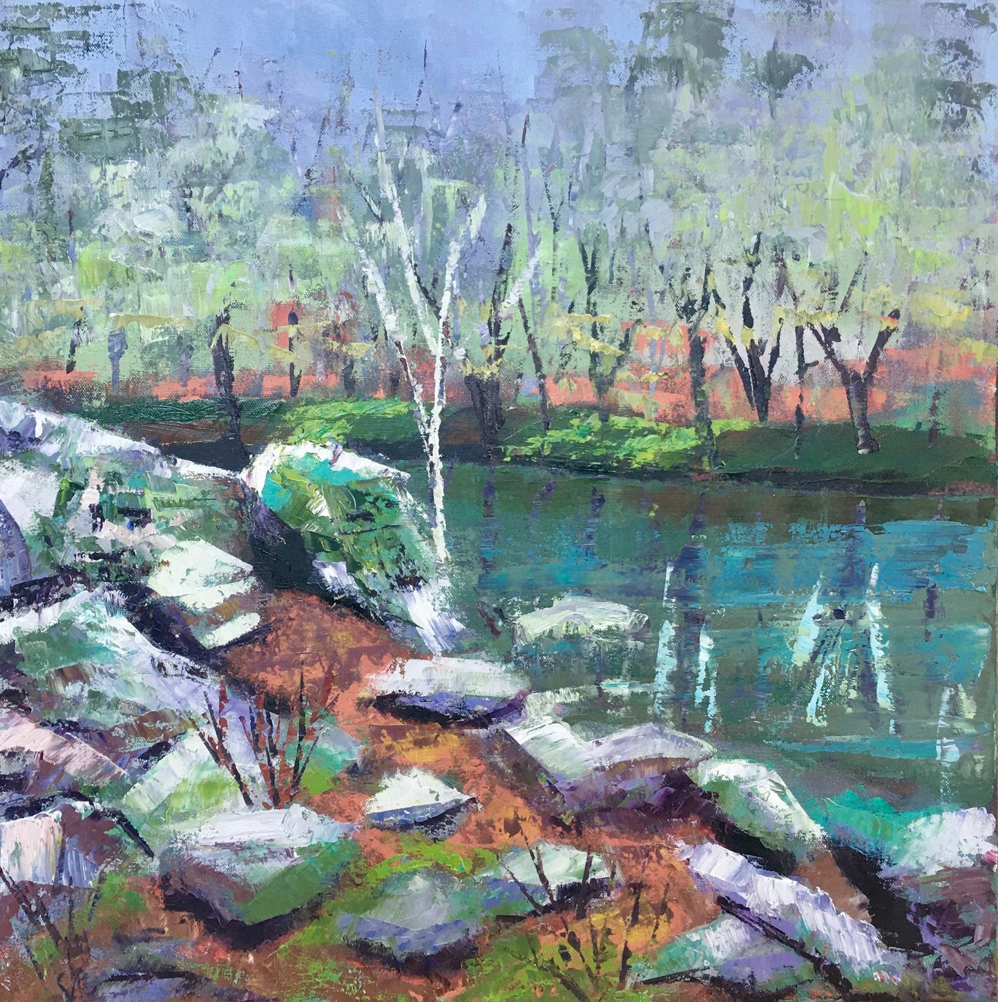 Eno River Rocks Fine Art Print on Archival Paper